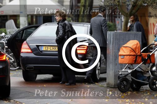 Amsterdam 21 november 2017 
Neelie Kroes en Sylvia Toth na een lunch in Amsterdam zuid.