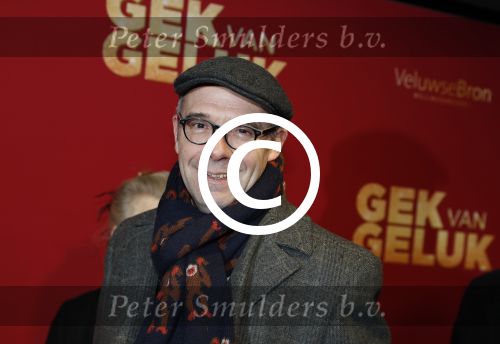 Amsterdam 27 november 2017
Premiere gek van geluk in Tuschinski.Owen Schumacher met zijn vrouw (links)