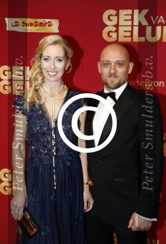 Amsterdam 27 november 2017
Premiere gek van geluk in Tuschinski. Plien v Bennekom met man