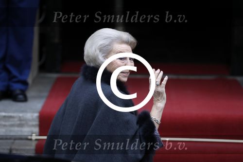 Amsterdam 6 december 2017 
Prins Claus prijzen in paleis op de dam. Prinses Beatrix