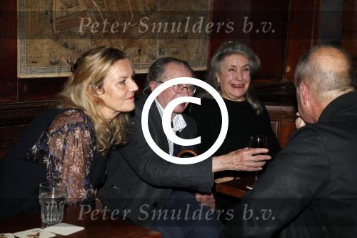 Amsterdam 16 november 2017 
Boekpresentatie Jan Cremer . Remco Campert met vrouw