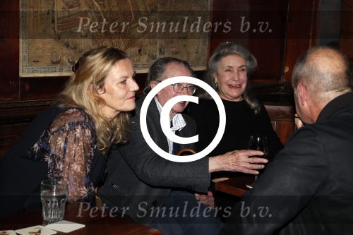 Amsterdam 16 november 2017 
Boekpresentatie Jan Cremer . Remco Campert met vrouw