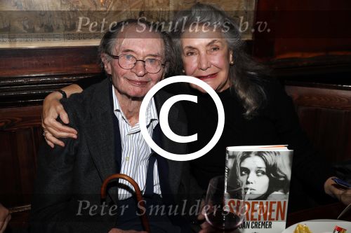 Amsterdam 16 november 2017 
Boekpresentatie Jan Cremer . Remco Campert met vrouw