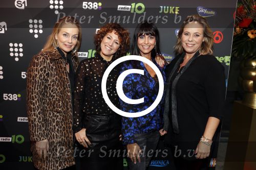 Amsterdam 23 november 2017 
Presentatie SBS en Talpa in het nieuwe de la mar theater.
Selma v Dijk Evelien de Bruijn Marlayne Sahupala en Sandra Schuurhof Presentatrices SBS