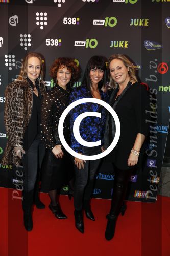 Amsterdam 23 november 2017 
Presentatie SBS en Talpa in het nieuwe de la mar theater.
Selma v Dijk Evelien de Bruijn Marlayne Sahupala en Sandra Schuurhof Presentatrices SBS