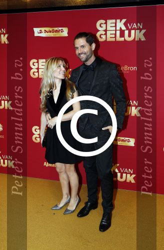 Amsterdam 27 november 2017
Premiere gek van geluk in Tuschinski. Simon Keizer met zijn vrouw Annemarie