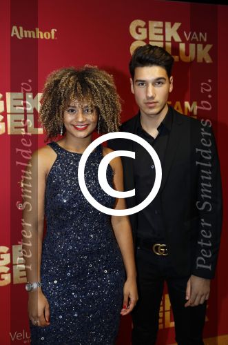 Amsterdam 27 november 2017
Premiere gek van geluk in Tuschinski. Stephanie v Eer en Milan Carvalho
