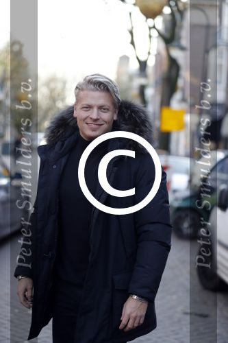 Amsterdam 22 november 2017 
Thomas Berge op straat in Amsterdam zuid