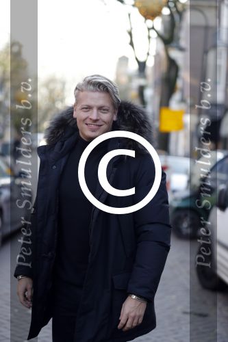 Amsterdam 22 november 2017 
Thomas Berge op straat in Amsterdam zuid
