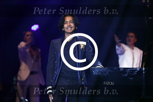 Amsterdam 16 september 2017 
Bert v Leeuwen presenteert het gala van het leger des Hils. Wibi Soerjadi treedt op