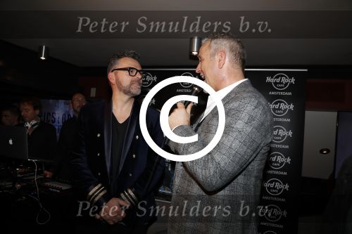 Amsterdam 16 november 2017 
Boekpresentatie William Rutten bij hard Rock cafe. William met Gordon