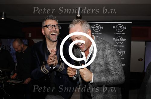 Amsterdam 16 november 2017 
Boekpresentatie William Rutten bij hard Rock cafe. William met Gordon