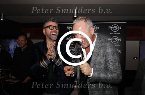 Amsterdam 16 november 2017 
Boekpresentatie William Rutten bij hard Rock cafe. William met Gordon