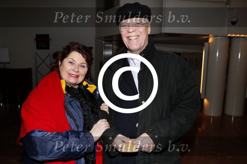 Amsterdam 1 december 2017 
Ballet voorstelling in de Stopera in Amsterdam. Moeder Yolanthe Cabau v Kasbergen met partner