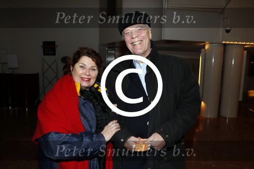 Amsterdam 1 december 2017 
Ballet voorstelling in de Stopera in Amsterdam. Moeder Yolanthe Cabau v Kasbergen met partner