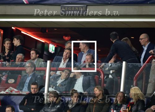 Eindhoven, 28 November 2018
Voorronde CL PSV-FC Barcelona, eindstand 1-2
Met in de VIP box Sjaak Swart Ronald Koeman John de Mol Jr. en Willy v d Kerkhof