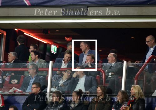 Eindhoven, 28 November 2018
Voorronde CL PSV-FC Barcelona, eindstand 1-2
Met in de VIP box Sjaak Swart Ronald Koeman John de Mol Jr. en Willy v d Kerkhof