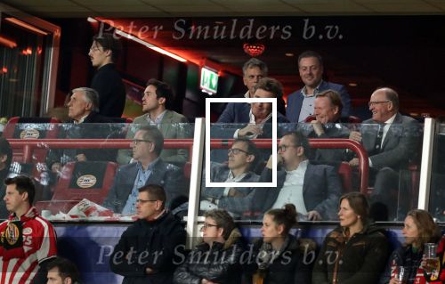 Eindhoven, 28 November 2018
Voorronde CL PSV-FC Barcelona, eindstand 1-2
Met in de VIP box Sjaak Swart Ronald Koeman John de Mol Jr. en Willy v d Kerkhof
