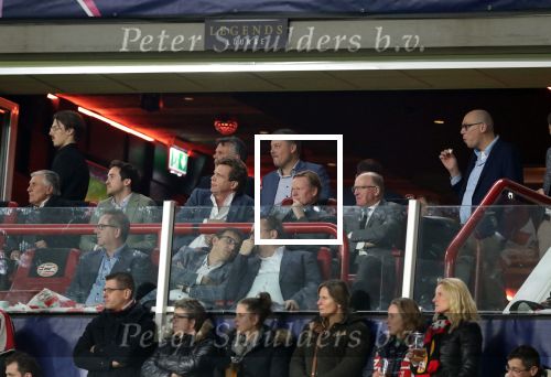 Eindhoven, 28 November 2018
Voorronde CL PSV-FC Barcelona, eindstand 1-2
Met in de VIP box Sjaak Swart Ronald Koeman John de Mol Jr. en Willy v d Kerkhof