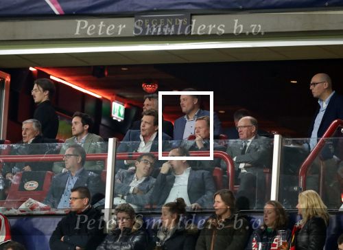 Eindhoven, 28 November 2018
Voorronde CL PSV-FC Barcelona, eindstand 1-2
Met in de VIP box Sjaak Swart Ronald Koeman John de Mol Jr. en Willy v d Kerkhof