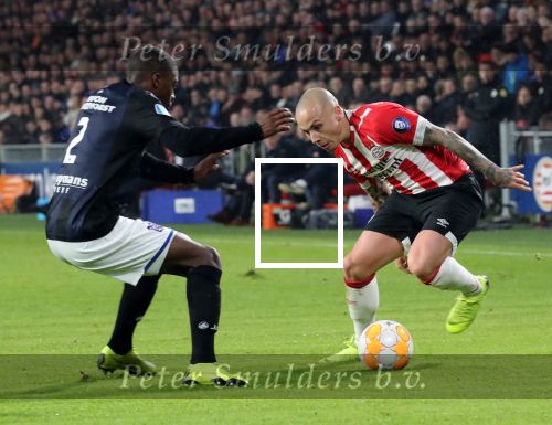 Eindhoven,24 November 2019
Kompetitie Seizoen 2018-2019 PSV-SC Heerenveen, eindstand 3-0
Angelino en Sherel Floranus