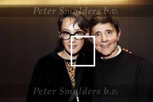 Hilversum 3 december 2018
Tineke de Nooij krijgt ouvre award bij beeld en geluid. Anne v Veen met partner