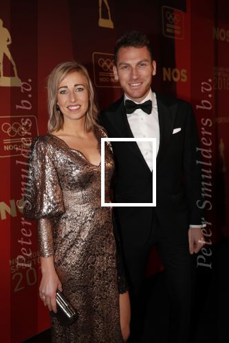 Amsterdam 19 december 2018
Sportman van het jaar verkiezing in afas live. Anouk v d  Meijden met partner