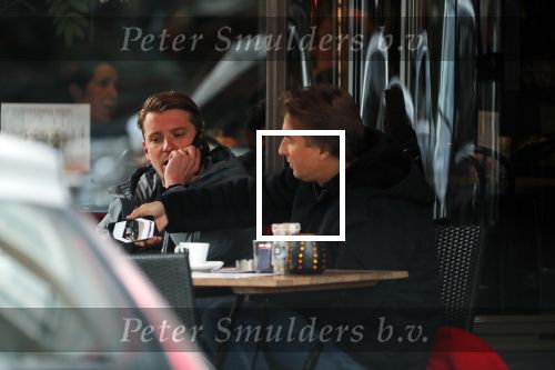 Amsterdam 22 november 2018
Bart Willemsen ( vriend Sylvie meis) op terras en straat in Amsterdam zuid.