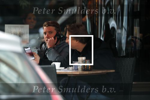 Amsterdam 22 november 2018
Bart Willemsen ( vriend Sylvie meis) op terras en straat in Amsterdam zuid.
