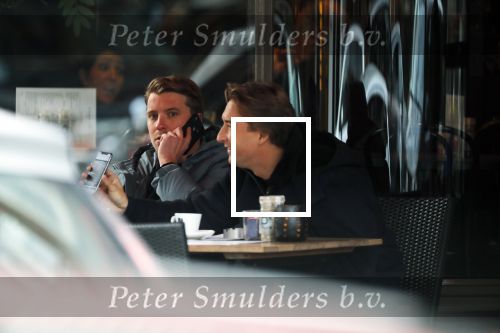 Amsterdam 22 november 2018
Bart Willemsen ( vriend Sylvie meis) op terras en straat in Amsterdam zuid.