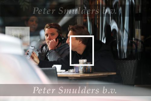 Amsterdam 22 november 2018
Bart Willemsen ( vriend Sylvie meis) op terras en straat in Amsterdam zuid.