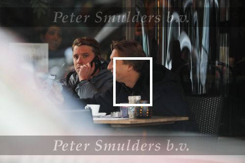 Amsterdam 22 november 2018
Bart Willemsen ( vriend Sylvie meis) op terras en straat in Amsterdam zuid.