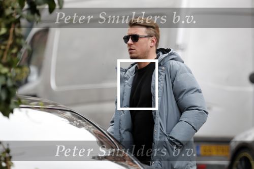 Amsterdam 22 november 2018
Bart Willemsen ( vriend Sylvie meis) op terras en straat in Amsterdam zuid.
