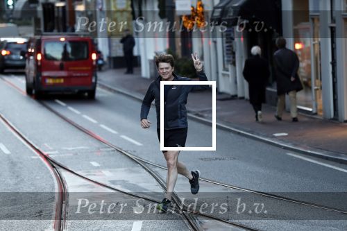 Amsterdam 17 december 2018
Beau v Erven Dorens hard lopend in het centrum van Amsterdam.