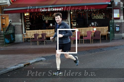 Amsterdam 17 december 2018
Beau v Erven Dorens hard lopend in het centrum van Amsterdam.