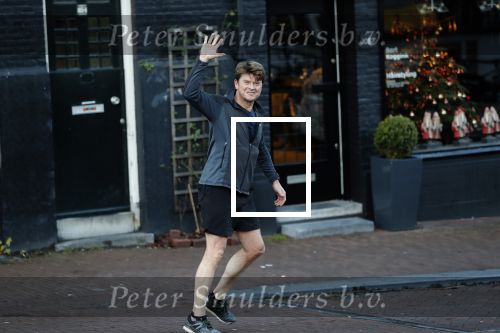 Amsterdam 17 december 2018
Beau v Erven Dorens hard lopend in het centrum van Amsterdam.