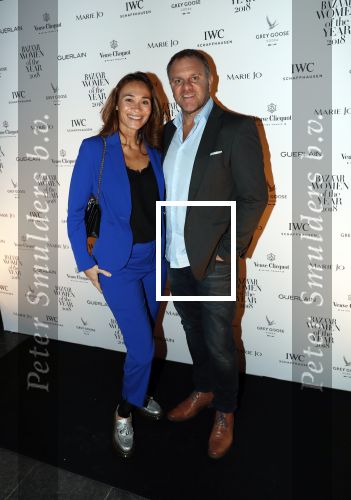 Amsterdam 10 december 2018
de Harper\'s Bazaar Woman of the Year Award 2018 in de Posthoornkerk . Bibian Mentel met man
