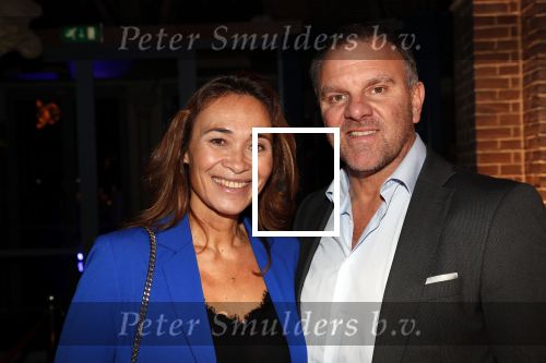 Amsterdam 10 december 2018
de Harper\'s Bazaar Woman of the Year Award 2018 in de Posthoornkerk . Bibian Mentel met man