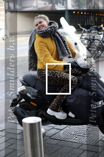Amsterdam 11 december 2018
Britt Scholte op haar scooter
