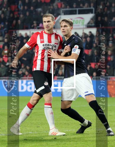 Eindhoven,24 November 2019
Kompetitie Seizoen 2018-2019 PSV-SC Heerenveen, eindstand 3-0
Daniel Schwaab Daniel Hoegh en Sam Lammers