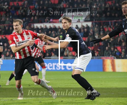 Eindhoven,24 November 2019
Kompetitie Seizoen 2018-2019 PSV-SC Heerenveen, eindstand 3-0
Daniel Schwaab Daniel Hoegh en Sam Lammers