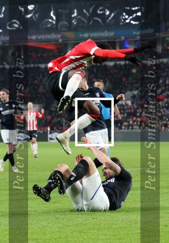 Eindhoven,24 November 2019
Kompetitie Seizoen 2018-2019 PSV-SC Heerenveen, eindstand 3-0
Denzel Dumfries