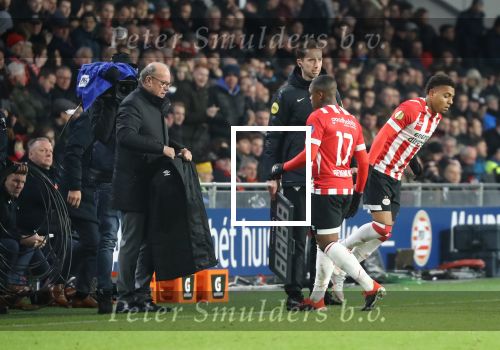 Eindhoven,24 November 2019
Kompetitie Seizoen 2018-2019 PSV-SC Heerenveen, eindstand 3-0
Doneyll Malen