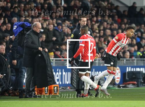 Eindhoven,24 November 2019
Kompetitie Seizoen 2018-2019 PSV-SC Heerenveen, eindstand 3-0
Doneyll Malen