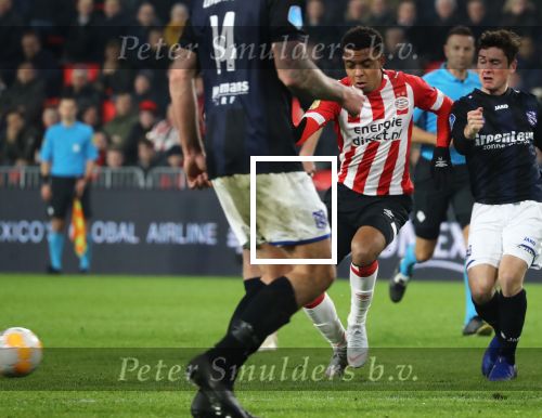 Eindhoven,24 November 2019
Kompetitie Seizoen 2018-2019 PSV-SC Heerenveen, eindstand 3-0
Doneyll Malen