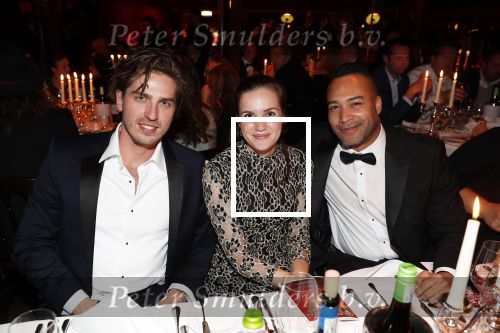Amsterdam 21 november 2018
Premiere Palazzo naast de Amsterdam arena. Dorian Bindels met Everon Jackson Hooi en Marly v d Velden
