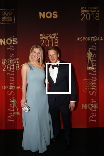 Amsterdam 19 december 2018
Sportman van het jaar verkiezing in afas live. Epke Zonderland met zijn vrouw