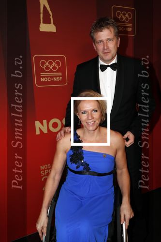Amsterdam 19 december 2018
Sportman van het jaar verkiezing in afas live. Esther Vergeer met partner