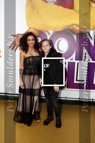 Rotterdam 9 december 2018
Premiere Bon Bini Holland 2 in pathe Rotterdam. Fajah Lourens met zoontje