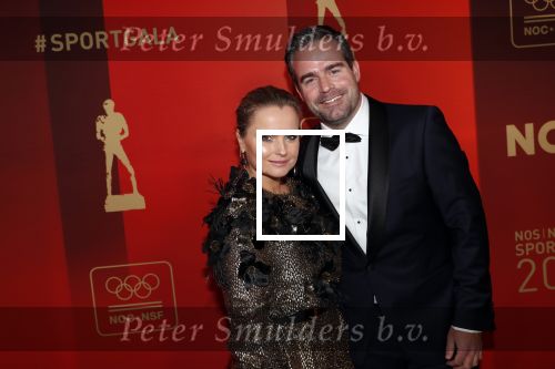 Amsterdam 19 december 2018
Sportman van het jaar verkiezing in afas live. Fatima Moriero de Melo met Raemon  Sluiter